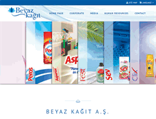 Tablet Screenshot of beyazkagit.com.tr